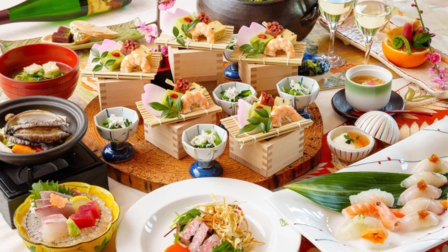 【野々庵】九州の美食！海の幸、鮑ステーキ、握り鮨、お肉料理！＜贅沢尽くし＞人気本格会席プラン